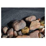 Assorted Tumbled Jasper & Agate Stones - Pink Brown Beige Pebbles for Craft & Jewelry