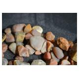 Assorted Tumbled Jasper & Agate Stones - Pink Brown Beige Pebbles for Craft & Jewelry