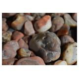 Assorted Tumbled Jasper & Agate Stones - Pink Brown Beige Pebbles for Craft & Jewelry