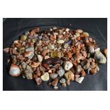 Agate & Jasper Tumbled Stones - Assorted Red, Orange & Cream Colors