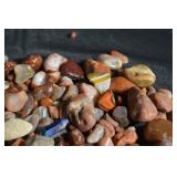 Agate & Jasper Tumbled Stones - Assorted Red, Orange & Cream Colors