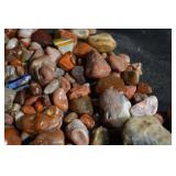 Agate & Jasper Tumbled Stones - Assorted Red, Orange & Cream Colors