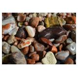 Agate & Jasper Tumbled Stones - Assorted Red, Orange & Cream Colors