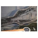 WolfPak Acoustic Guitar in Black with Hard-shell Case
