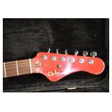 G&L Strat-Style Electric Guitar - Red, HSS, Rosewood Fingerboard, Case