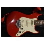 G&L Strat-Style Electric Guitar - Red, HSS, Rosewood Fingerboard, Case