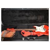 G&L Strat-Style Electric Guitar - Red, HSS, Rosewood Fingerboard, Case