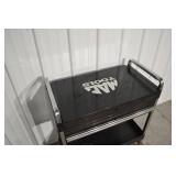 MAC Tools Rolling Tool Cart - Black Powder-Coated Steel Cart on Casters