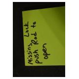 Husky Diamond Plate Tool Chest - Black Heavy-Duty Steel Toolbox