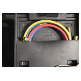 Pittsburgh A/C Manifold Gauge Set - R-134A, 2 Gauges, 3 Hoses, Case