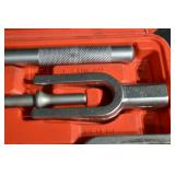 Ball Joint & Tie Rod Service Kit - Air Hammer Adapter, 1-1/8 Ball Joint, 11/16 Tie Rod - Orange Case