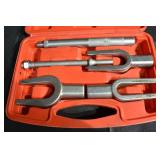 Ball Joint & Tie Rod Service Kit - Air Hammer Adapter, 1-1/8 Ball Joint, 11/16 Tie Rod - Orange Case