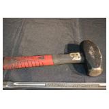 Crescent Breaker Bar 1/2 in Drive - 18 in Long & Red/Gray Grip Hammer