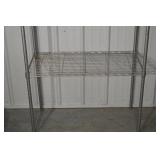 Wire Shelving Unit - 4-Tier Chrome, 36in L x 18in W x 72in H