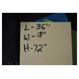 Wire Shelving Unit - 4-Tier Chrome, 36in L x 18in W x 72in H