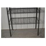 Wire Shelving Unit - 36in L x 18in W x 72in H - Black, 5-Tier
