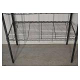 Wire Shelving Rack - 4-Tier Black Steel, 36 x 18 x 72 in, Garage Storage