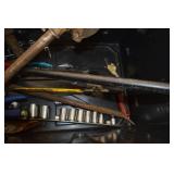 Vintage Pipe Cutter & Plumbing Tools Lot - Rusty Wrenches, Tubing & Hardware