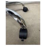 MSRP $600 HON Adjustable-Height Medical / Office Stool – Upholstered Seat & Back, Pneumatic Lift, Chrome 5-Wheel Rolling Caster Base With Locking Wheels – Great Condition