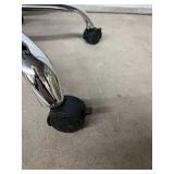 MSRP $600 HON Adjustable-Height Medical / Office Stool – Upholstered Seat & Back, Pneumatic Lift, Chrome 5-Wheel Rolling Caster Base With Locking Wheels – Great Condition