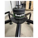 MSRP $700 ShopSol Workplace Solutions 1010315 Tubular Base Height Adjustable Workbench Chair with Footrest - Excellent Condition!