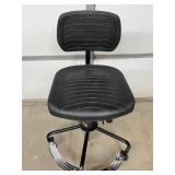 MSRP $700 ShopSol Workplace Solutions 1010315 Tubular Base Height Adjustable Workbench Chair with Footrest - Excellent Condition!