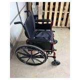 MSRP $1,000 Invacare 9000 XDT Rehab-Grade Manual Wheelchair - 350lb Capacity Extra Wide -22" W Seat, Heavy-Duty Construction, Traditional Rear-Wheel Drive for Maneuverability - Great Condition! Seat N