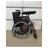 MSRP $1,000 Invacare 9000 XDT Rehab-Grade Manual Wheelchair - 350lb Capacity Extra Wide -22" W Seat, Heavy-Duty Construction, Traditional Rear-Wheel Drive for Maneuverability - Great Condition!