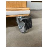 MSRP $2,500 Corometrics 3115DAO Oak Medical Cart 3-Drawer Hospital Room Storage Cabinet on Heavy-Duty Locking Casters for Safe Movement, Lightweight, Easy Glide Drawers - Like New Condition!