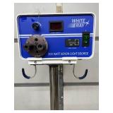 MSRP $8,000 White Ray XL 300 (NWR) 300-Watt Xenon Light Source – 559 Bulb Hours, Daylight-Quality Illumination – Includes Welch Allyn 49540 Fiber Optic Headlight - Both Great Working Condition!
