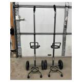 Lot of Mixed Brand Cylinder Carts - Safe, Ergonomic Transport with Strong Frames, Secured Multi-Cylinder Design - Great Condition!