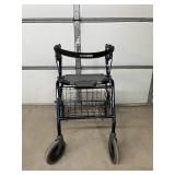 Dolomite Legacy 600 Rollator Walker - High-Quality Sturdy Welded Steel Frame, Promotes Better Posture, Easy-To-Use Braking System - Great Condition!