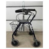 Dolomite Legacy 600 Rollator Walker - High-Quality Sturdy Welded Steel Frame, Promotes Better Posture, Easy-To-Use Braking System - Great Condition!