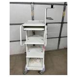 Olympus TC-C2 Compact Trolley - Supports Endoscopic Equipment, Efficient Organization for Clinical Procedures - Great Condition!