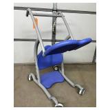 Arjo NTA1000 Stedy Patient Transfer Sit-To-Stand Aid - Easy Toileting Hygiene Access, Ergonomic Support for Eye-Level Caregiver Assistance - Good Condition with Wear & Tear From Regular Use!