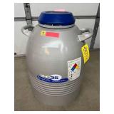 MSRP $5,000 Taylor-Wharton VHC35 Very High Capacity Liquid Nitrogen Refrigerator – 35-Liter Cryogenic Storage Dewar for Biological & Laboratory Samples, Extended Hold Time Design, Wide-Mouth Acc