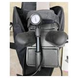 Saunders Cervical Traction Pneumatic System With Carry Bag – Adjustable up to 50 lbs for effective neck pain relief – Self-adjusting neck wedges for comfort – Portable design, easy to use – Wo