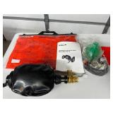 Ambu Resuscitator Mark III with Manual, Bag, and Masks - Reusable, Latex-Free Manual Ventilator, Built-In Pressure Limiter for Safety - Great Condition!