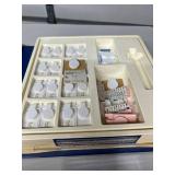 Aquaflex® HGP Easy Fit Diagnostic Lens Kit – Rigid Gas Permeable (RGP) Contact Lens Trial Set Made with Boston® Lens II Material, Labeled Base Curves, Diameters & Powers, Professional Optometr