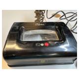 Vintage Burton Model 1931 UV Lighted Magnifying Medical Exam Light Magnifier - Looks like Ultra Violet bulbs inside and housing has a crack. Works!