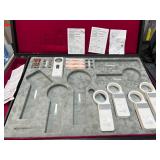 Eschenback Mobilux LED Illuminated Handheld Magnifiers with Case - Low Vision Aids, Better Visibility with Bright LEDs, Clear Distortion-Free Image, Various Magnification Levels - Great Condition!