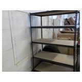 5 Shelf Metal and Wood Shelving Uni...