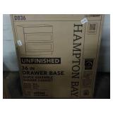 Hampton Bay Unfinished 36" Drawer B...