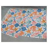 2 New Beach Scene Hand Towels 12 x ...