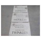 3 Boxes 4 Bags 5 oz each Rustic Bak...