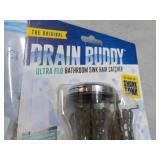 3 Shower Curtain, Hooks, and Drain ...