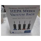 6 Hepa Media Vacuum Bags...