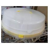 All items on shelving unit; (shelvi...