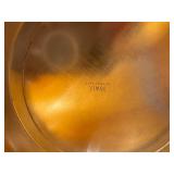 Towle Silver Plated Punch Bowl with Ornate Scalloped Rim