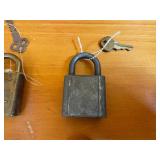 Collection of Six Vintage Padlocks - Five with Keys